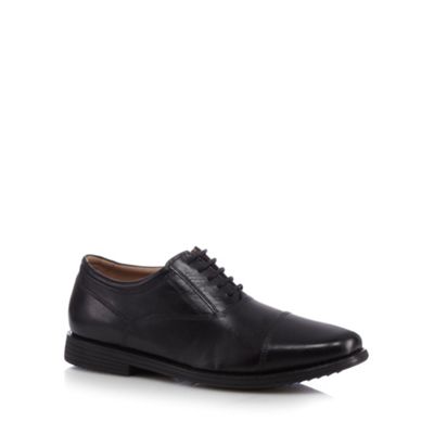 Henley Comfort Black leather lace shoes